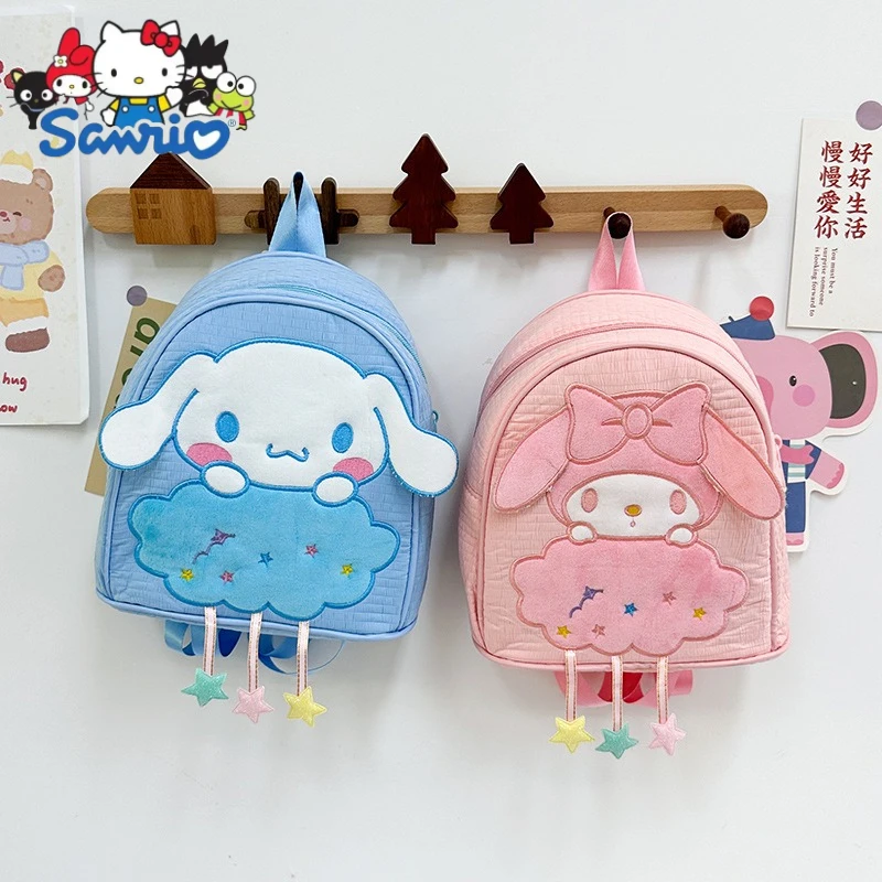 

Sanrio Cartoon Cute Children's Back Outdoor Leisure Joker Snack Bag Kindergarten Backpack Cinnamoroll Children Schoolbag Miniso