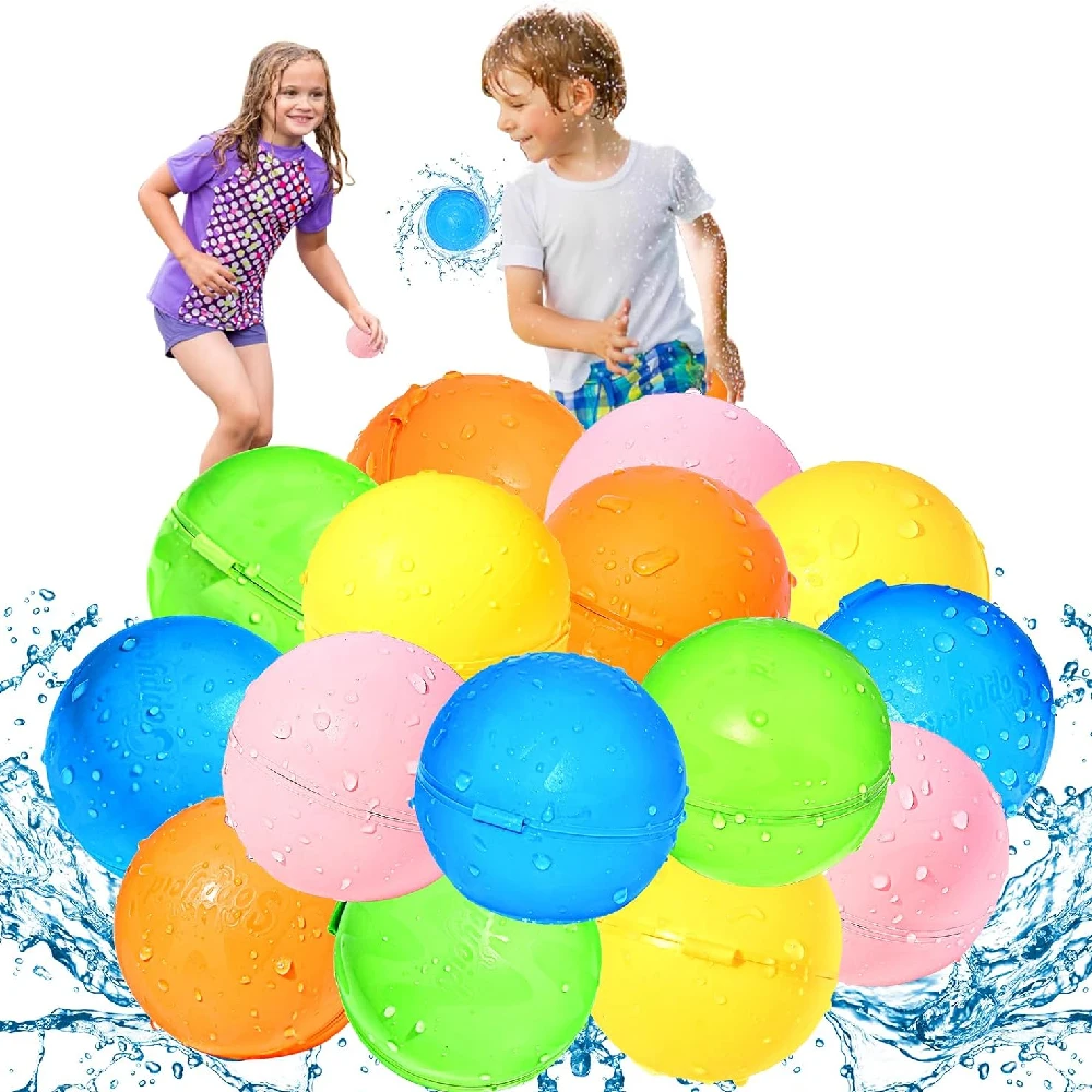 Self-Sealing Refillable Water Bomb Balloons For Kids Adults Summer Pool Beach Outdoor Water Games Party Toys