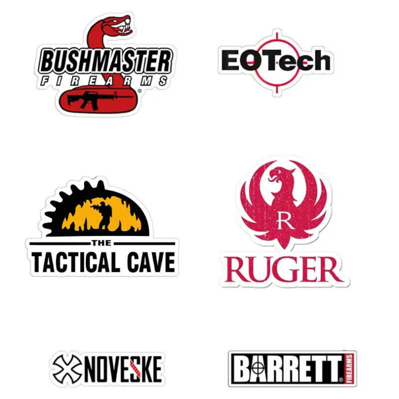 Matt Car Pegatinas Outdoor Tactical Decals Military Logo Brand Stickers for Laptops Suitcases Skateboards Bicycles Cup Motor