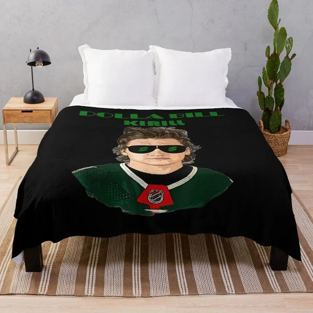 

Dolla Bill Kirill, Kirill Kaprizov Throw Blanket Faux Fur Soft Warm Blanket for Bed