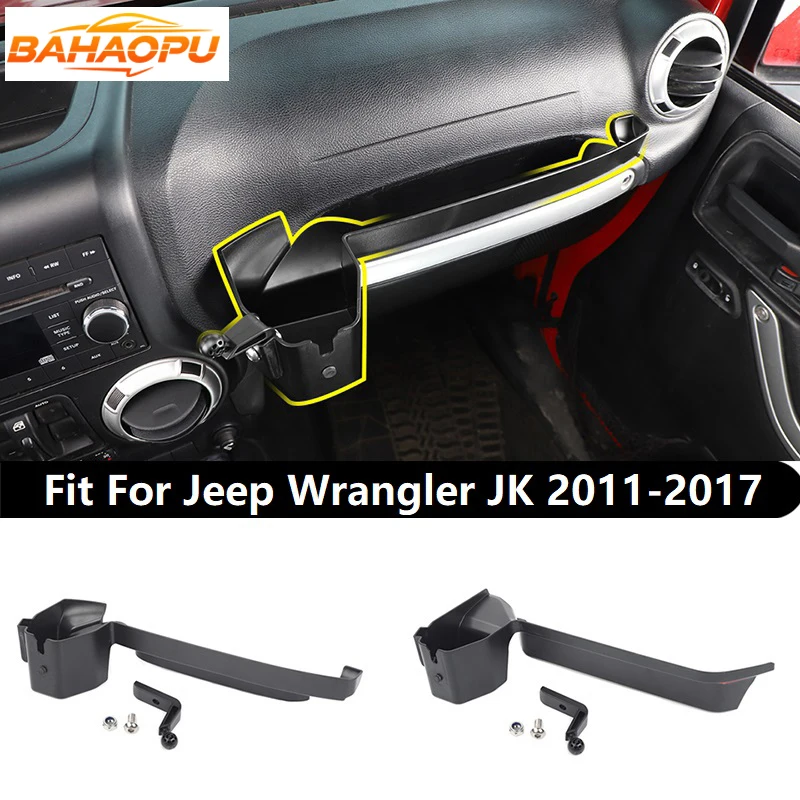 

Автомобильный подлокотник BAHAOPU, держатель для мобильного телефона, основание для Jeep Wrangler JK 2011-2017, для Jeep Wrangler JL/JT Gladiator 2024 Up