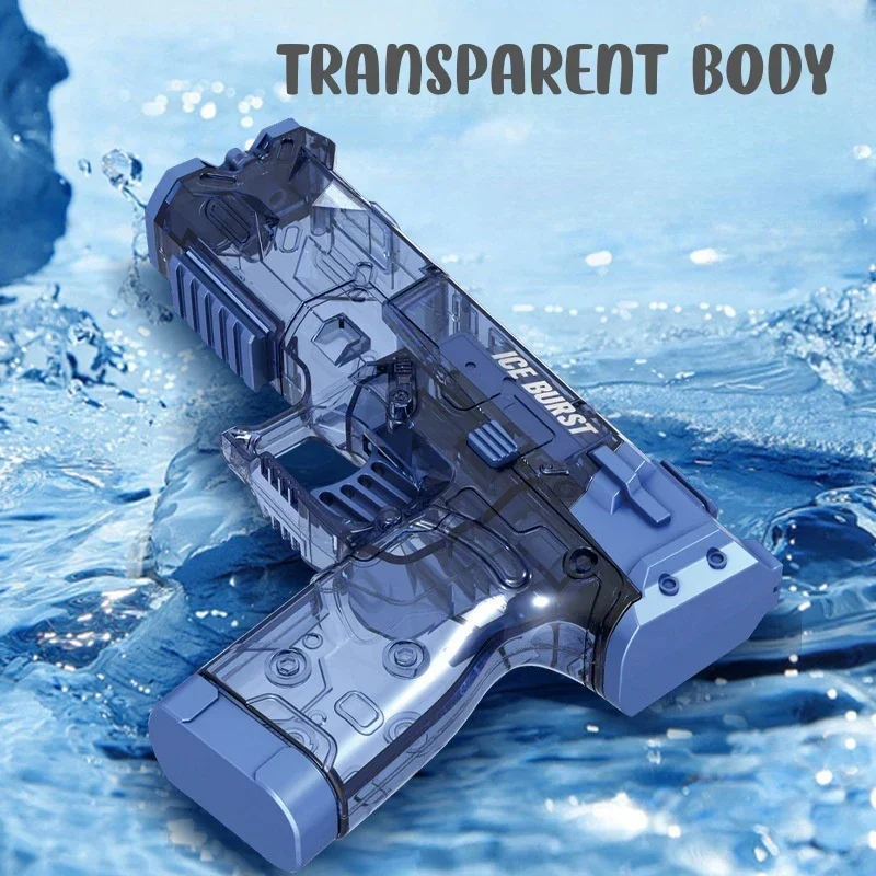 أطفال الميكانيكية إطلاق مستمر ألعاب مسدس المياه ارتفاع ضغط مسدس صغير بنادق المياه للطفل متعة الصيف في الهواء الطلق لعبة حمام سباحة على الشاطئ