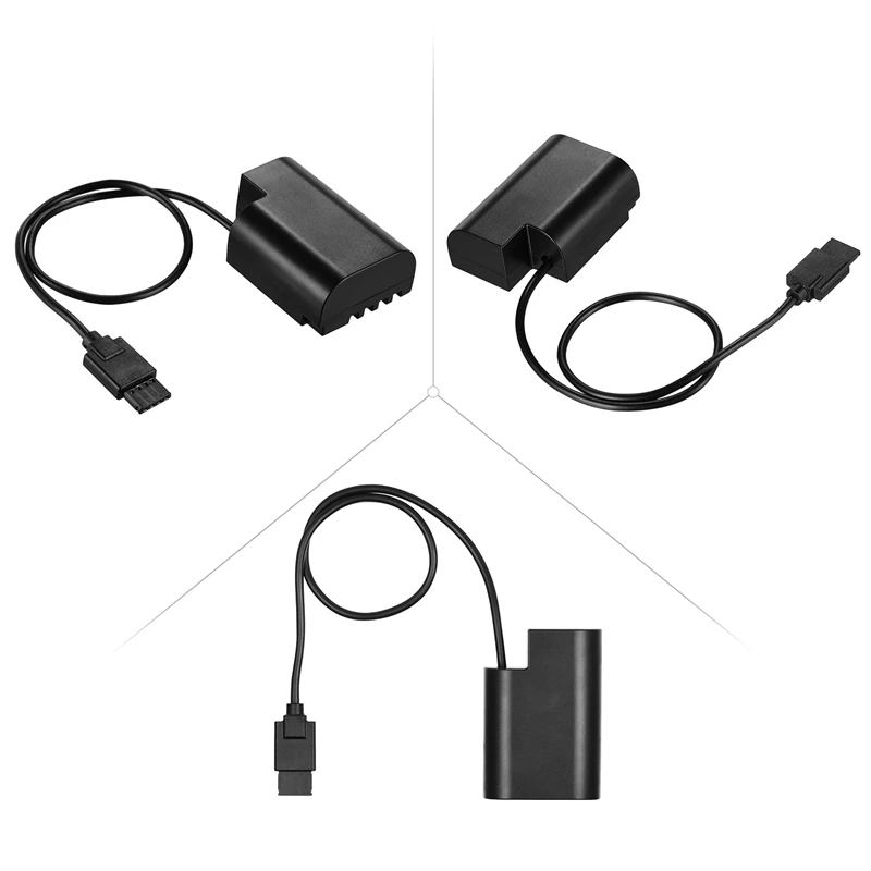 For DMC GH5 GH4 GH3 Camera Dummy Battery Power Adapter Cable