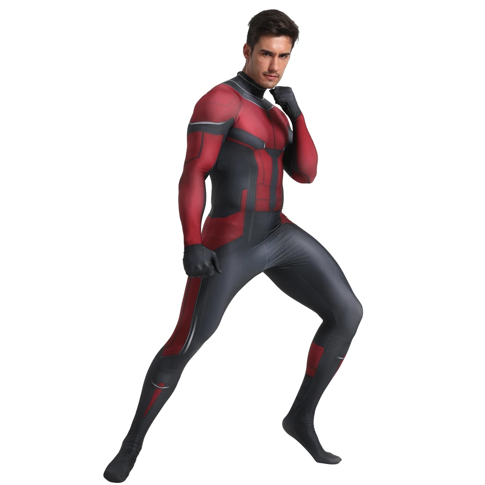 Ant-Man Cosplay Quantum Costume Superhero 3D Printed Spandex Bodysuits Zenzai Suit Ant-Man Costume Halloween Costume Outfits