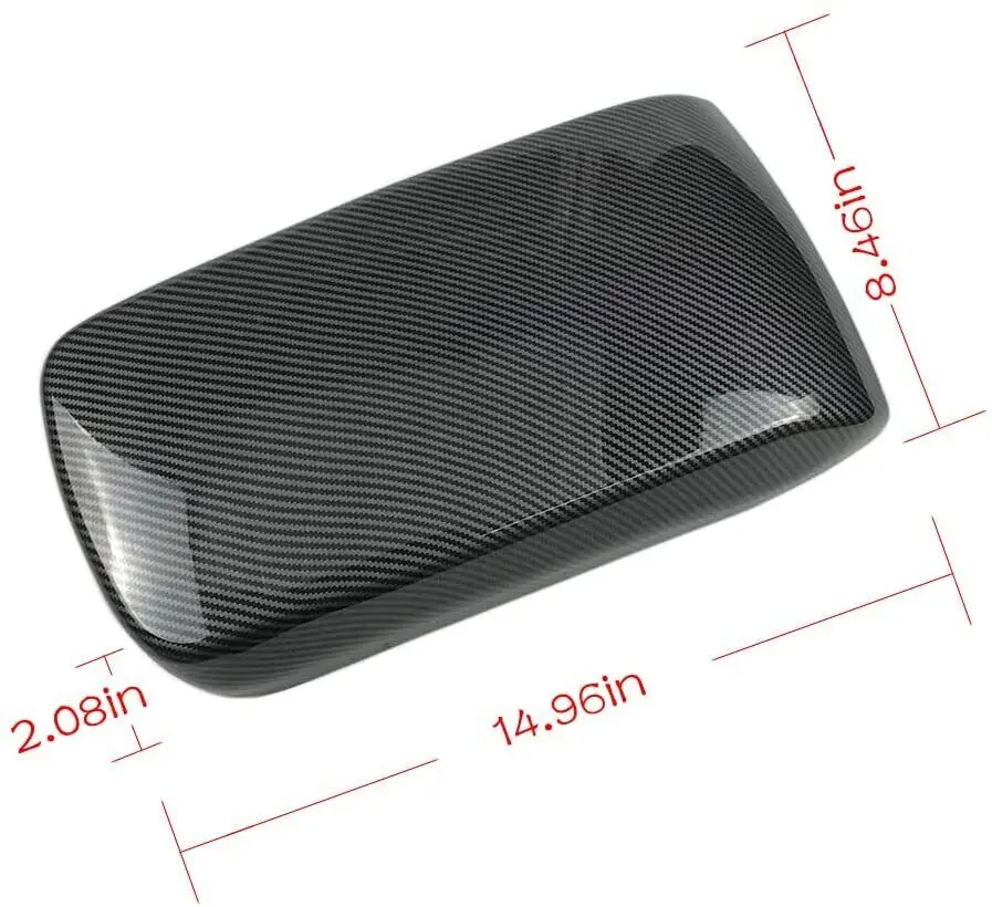 LHD Carbon Fiber Center Console Armrest Box Cover Decoration For BMW X3 X4 G01 G02 2018-2023