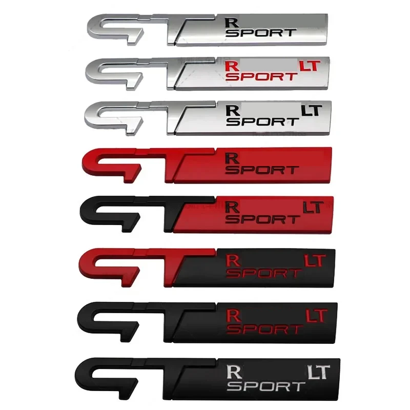 

Megane 2 3 4 5 Logan Clio Laguna 2 Capture Arkana GT Sport Fender Trunk style car 3D stickers rear logos badge