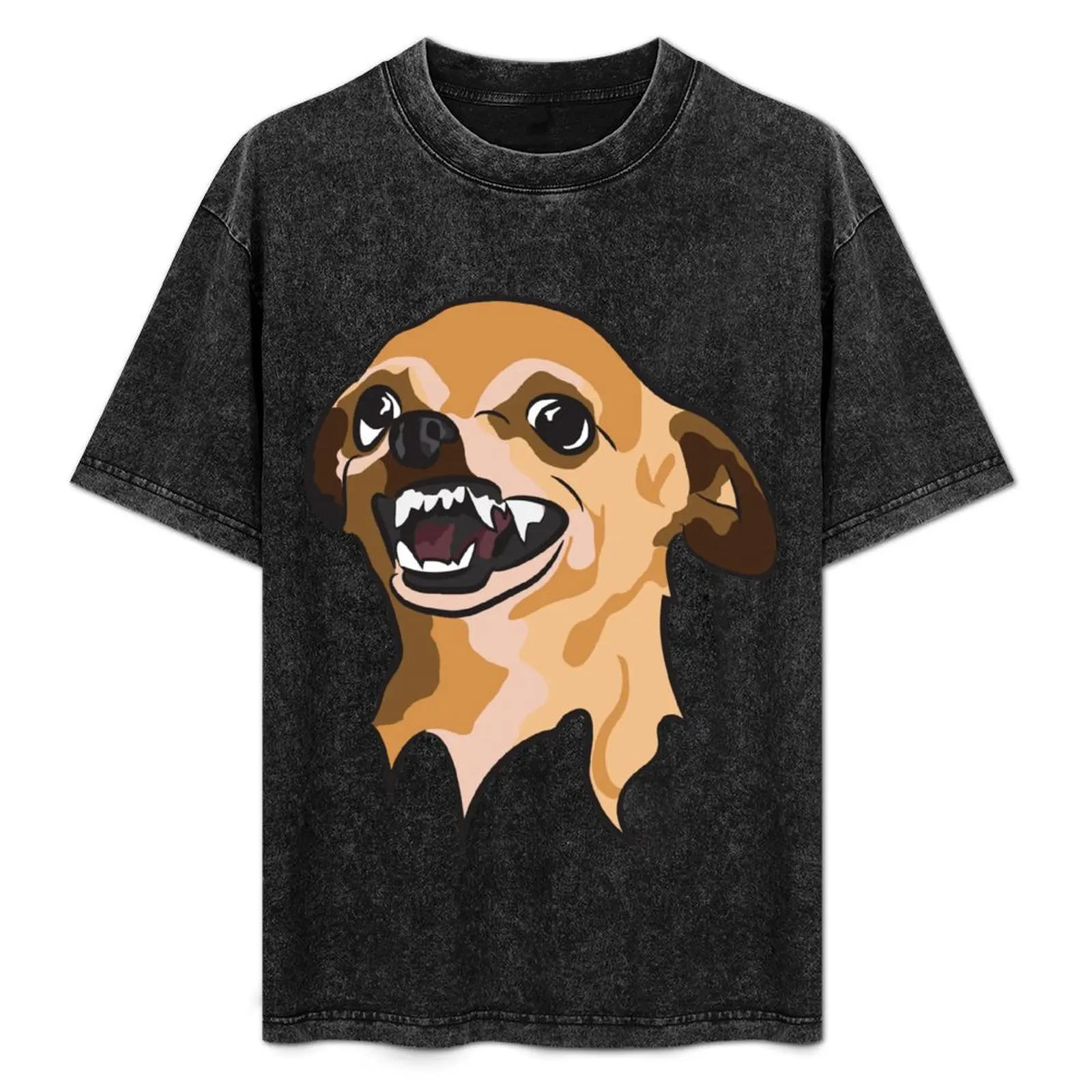 

Angry Chihuahua cartoon T-Shirt designer shirts anime affliction shirts big and tall t shirts for men