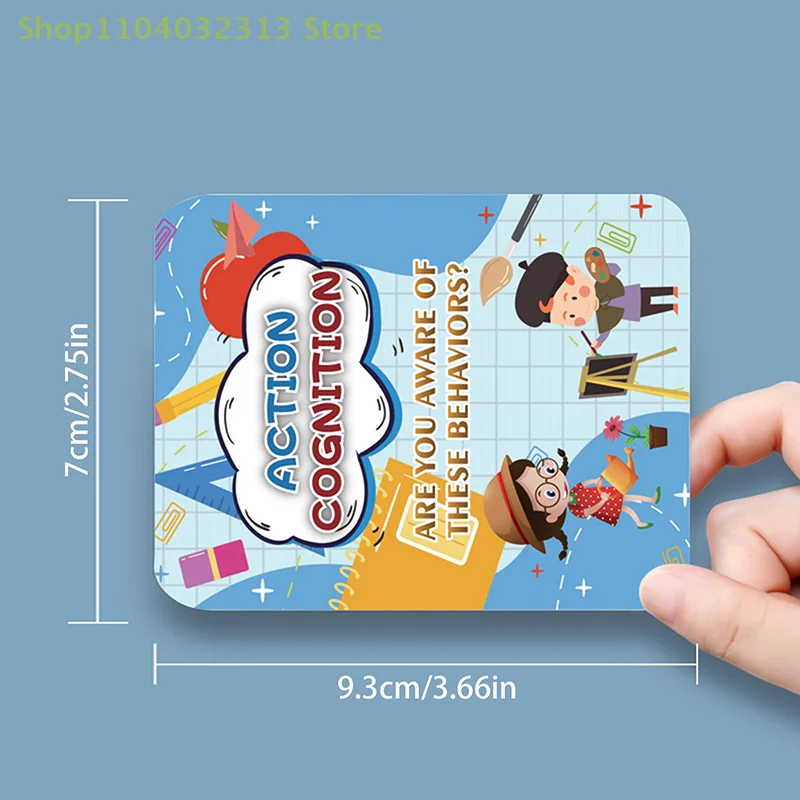 50 قطعة من البطاقات التعليمية للمحادثة خط سلوكات العمل لماذا أفعله بطاقات فلاش تعلم التحدث بطاقات عائلية