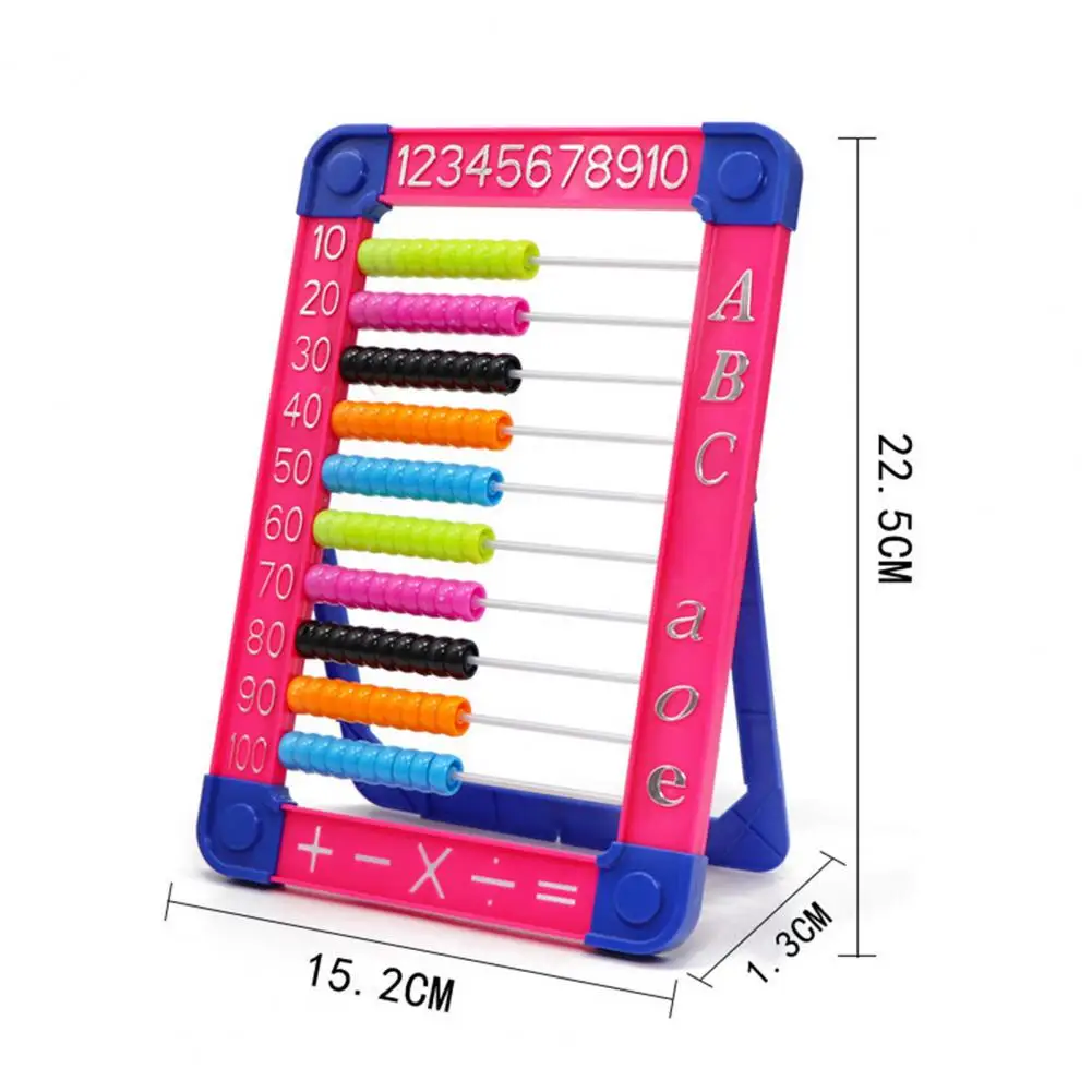 Abacus Kindergarten Kids Colorful Neck Students Math Calculation Ability Promotion Counting Frame Children Abacus