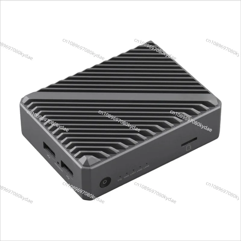 Radxa E54c AI Network Computer High-performance Dual A76 5TOPS NPU 4x GbE NVMe USB3.0 Type-C