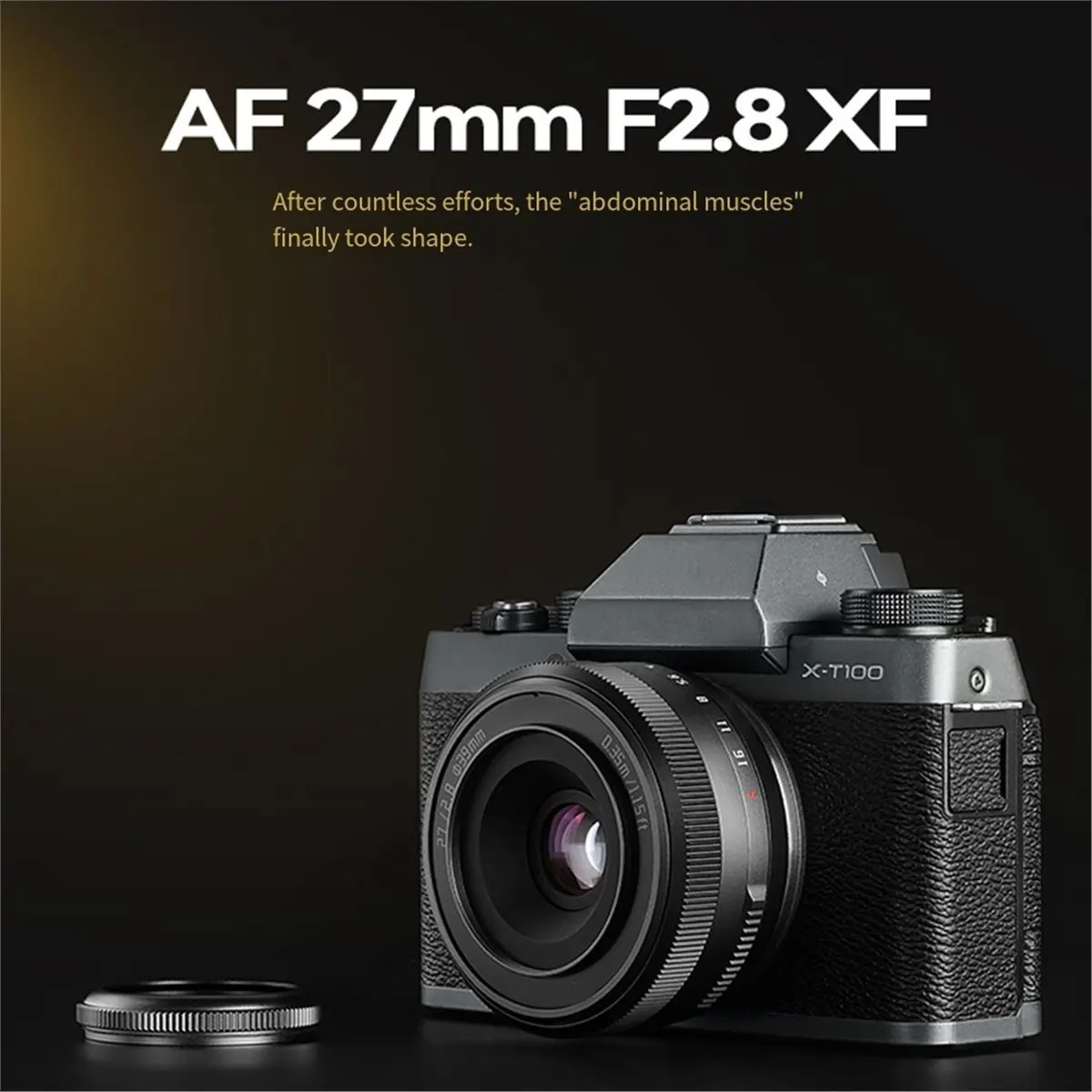 L73A NEW AF 27mm F2.8 Lens for XF Auto Focus Prime Lens White