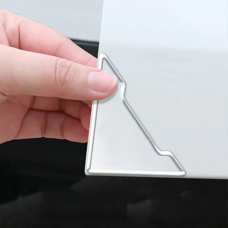 Sudut Pintu Mobil Universal Penutup Antitabrakan Pelindung Silikon Transparan Stiker Antigores Penutup Pelindung Pintu