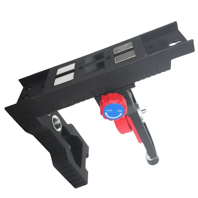 SYW-2X Laser-Level Magnetic Bracket L-Shape Adjustable 5/8Inch Mount Adapter Line Laser-Positioning Base