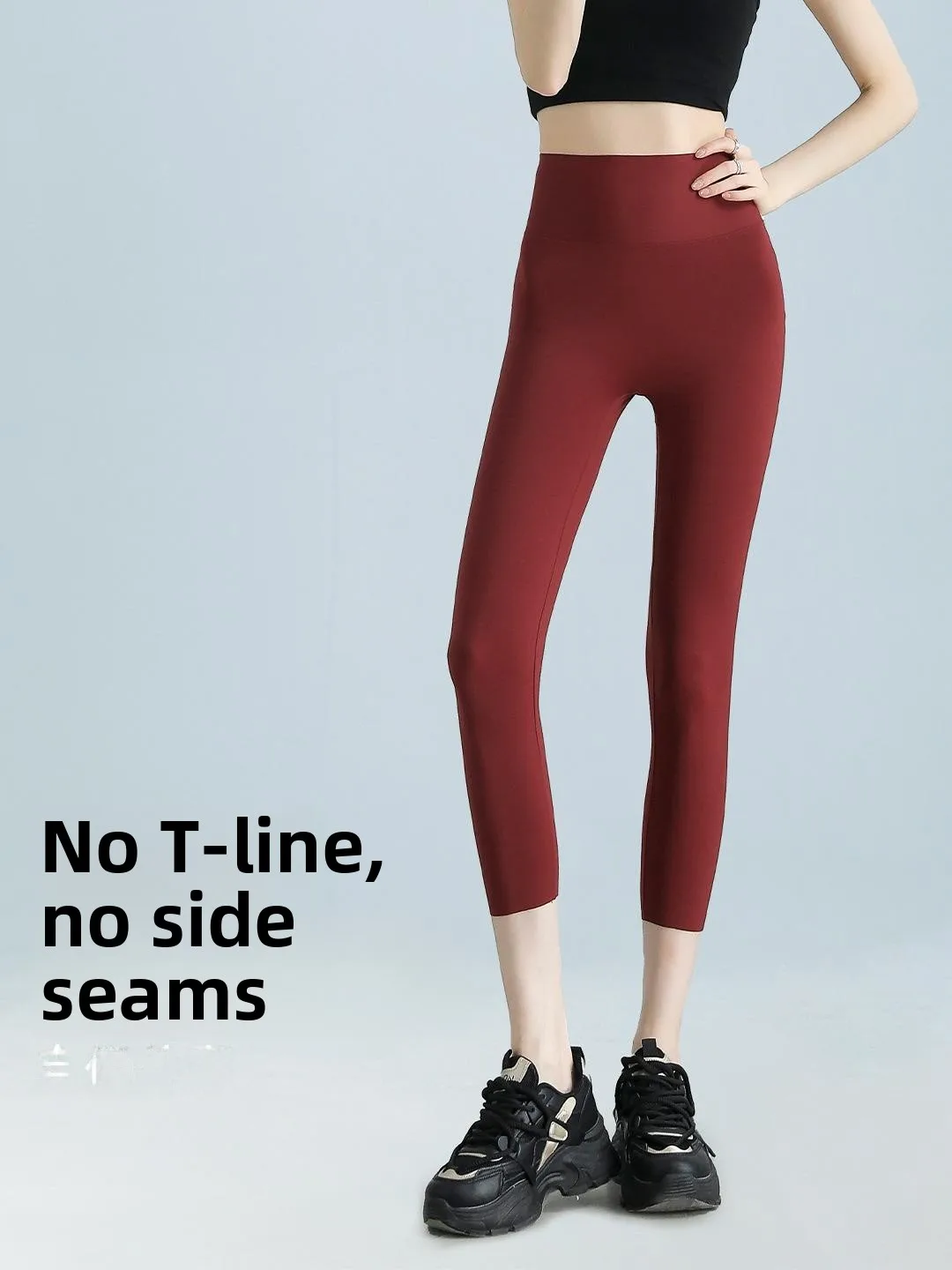 Pantaloni da yoga sottili a vita alta Pantaloni da sette piedi da donna Capispalla Pantaloni con strato base dimagrante Pantaloni da yoga estivi a vita alta