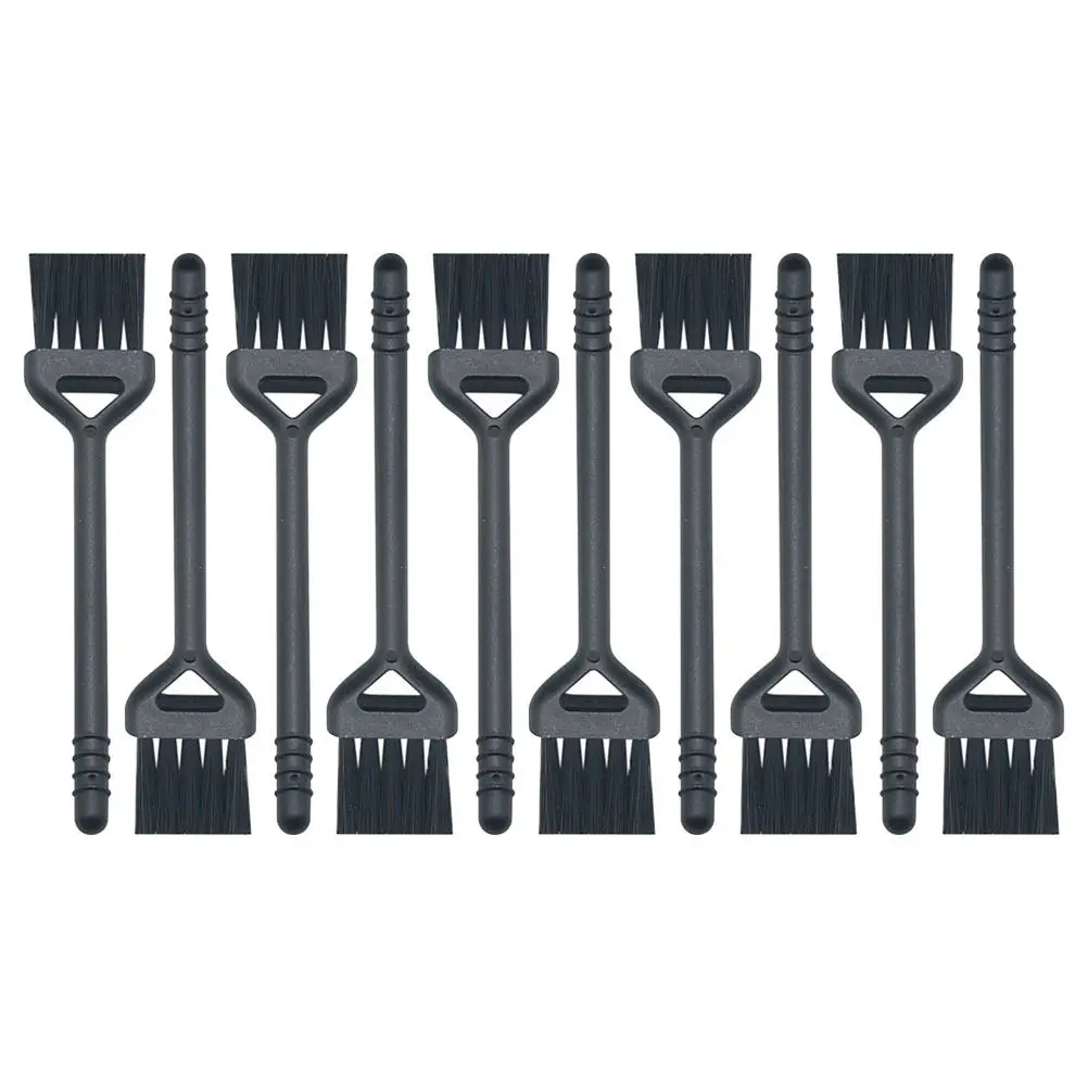 10Pcs Cleaning Brush for Coffee Maker Grinder and Keyboard Fine Bristle Multi-Use Brush Sturdy PP Nylon Material Easy Carry