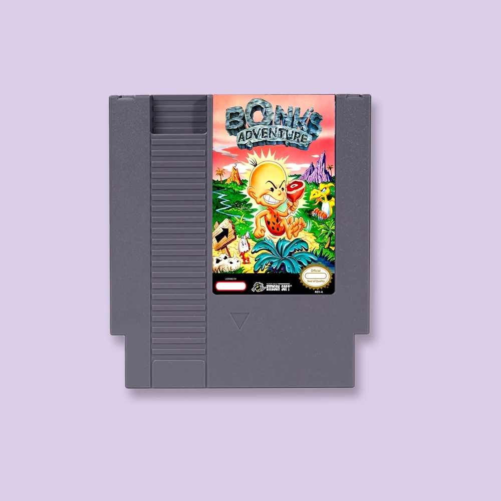 Bonk's Adventure pour console de jeu vidéo NES 72 PINS