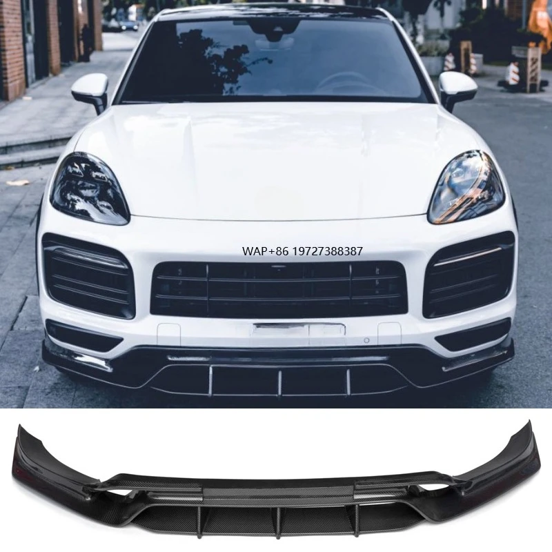 

For Base 9Y0 2018-2023 Carbon Fiber Front Bumper Lip Chin Body Kits Auto Parts CMST Style Genuine Product Forged