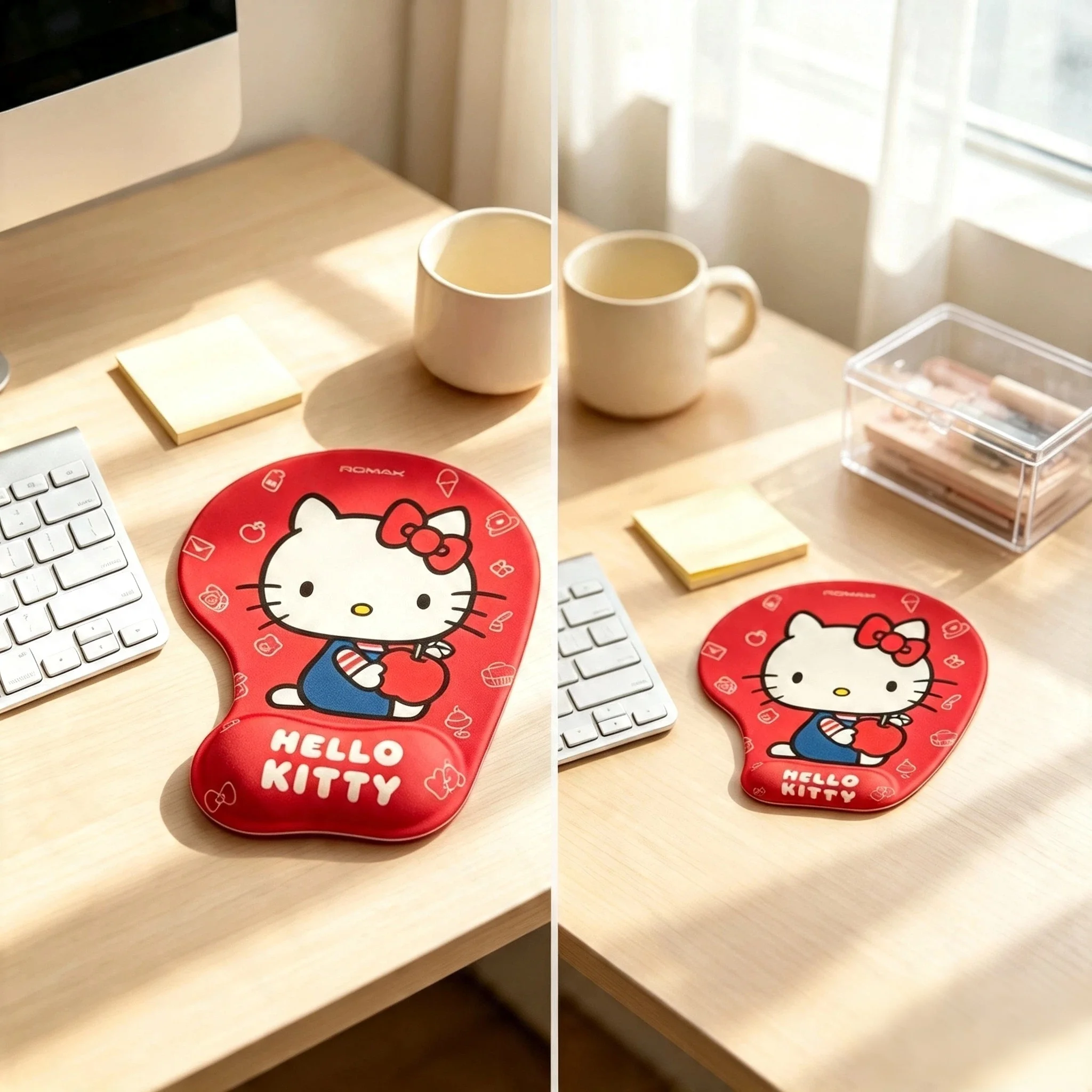 Alas Mouse Gel Bentuk Kucing K - Desk Setup Red ulasan dan harga