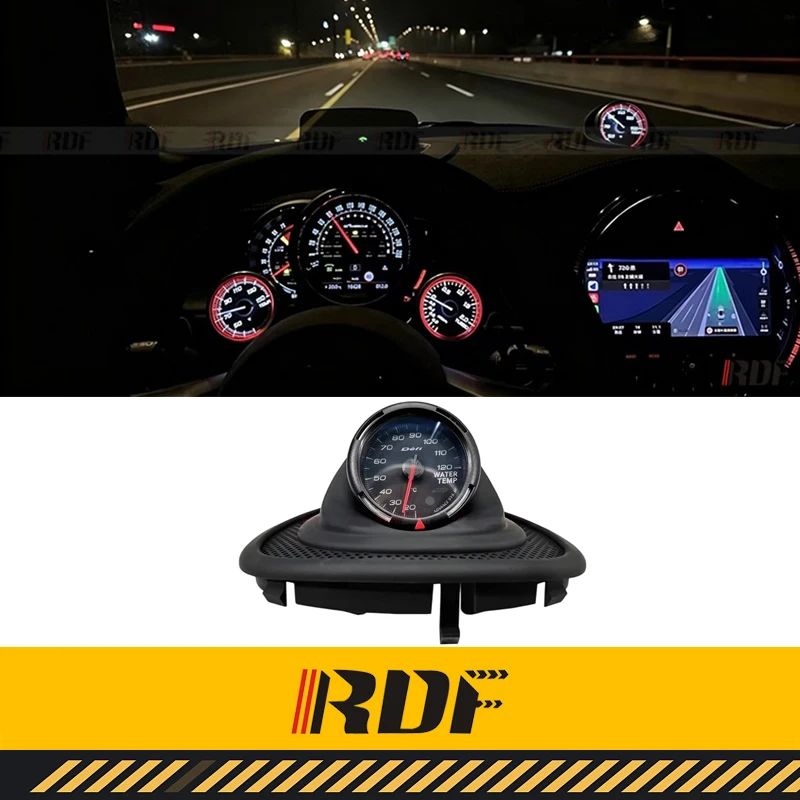 Suitable for mini authentic new defi mid-table Turbo Water temperature Oil temperature 60mm mid-table Instrument Car Accessories