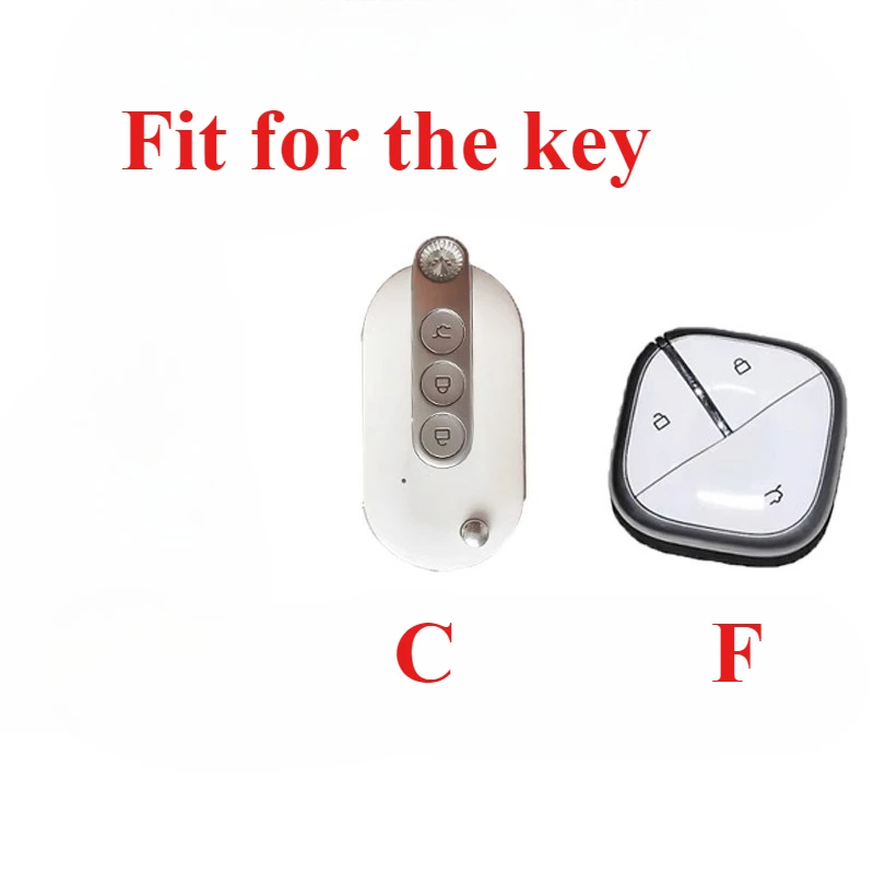 TPU Car Key Case Shell Soft Remote Cover Protector for SGMW Wuling BINGO Airev Baojun Kiwi EV Hongguang MINI EV Air EV 2023 2022 #5