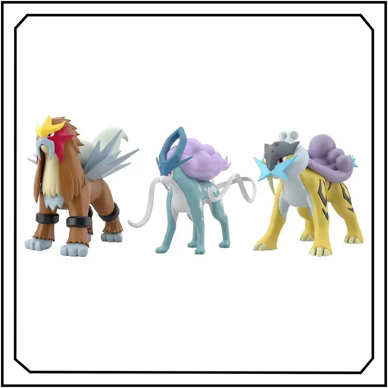 Three Sacred Action Figure Pokémon Anime Figures Collectible Model Toys Children Birthday Gift