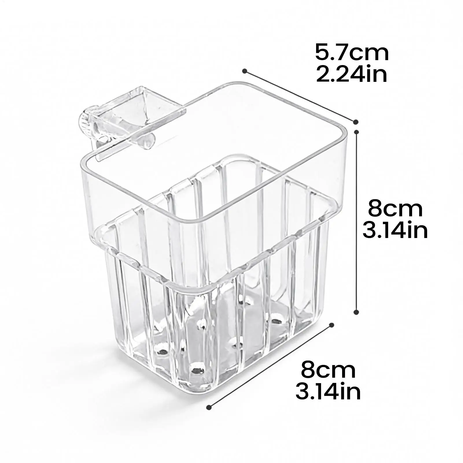 Plant Holder Aquarium Transparent Hangable Pot Aquatic breathable Plant Holder for Fish Tank Hydroponic stable Home Cultivation - view 6