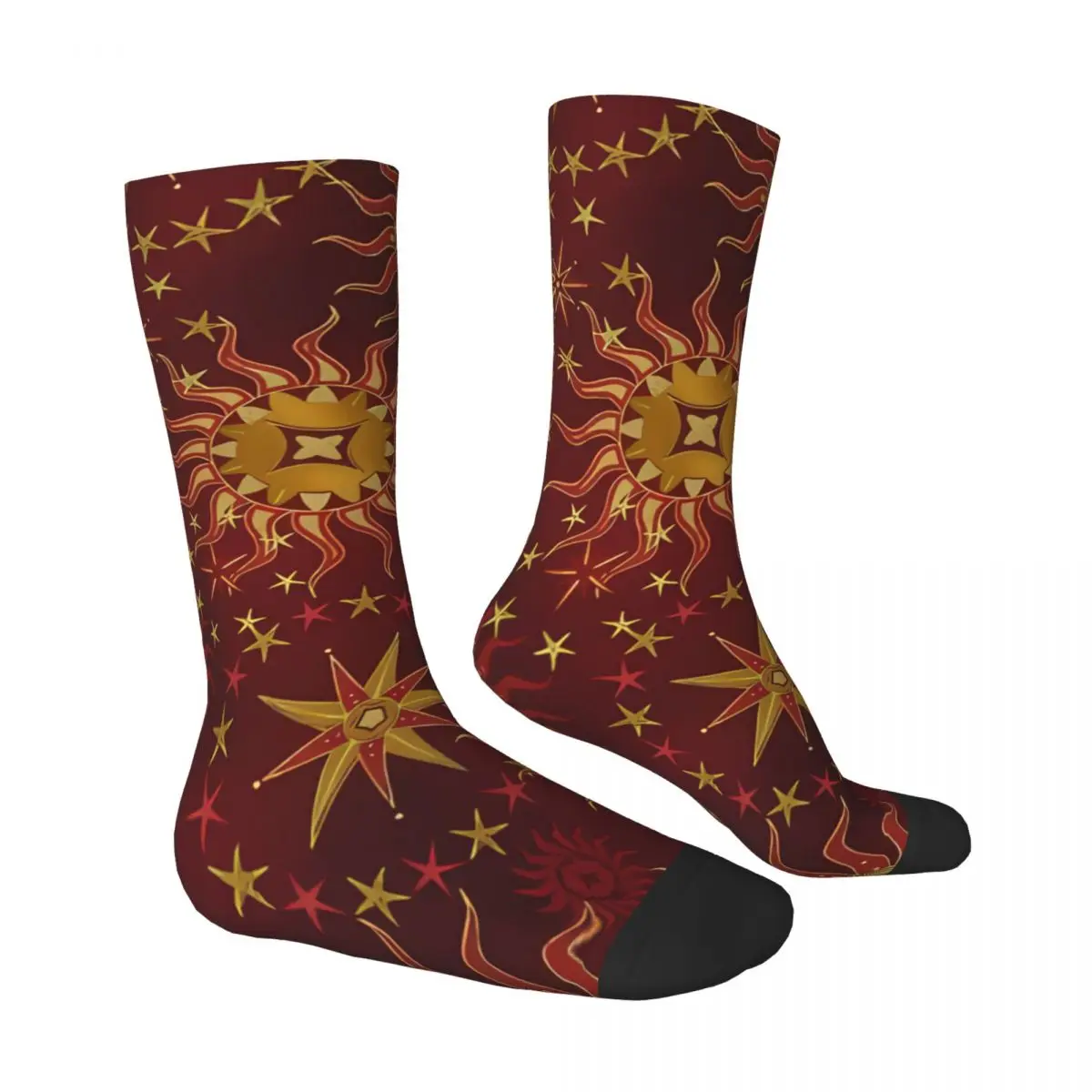 Star Sock Printed Man Polyester
