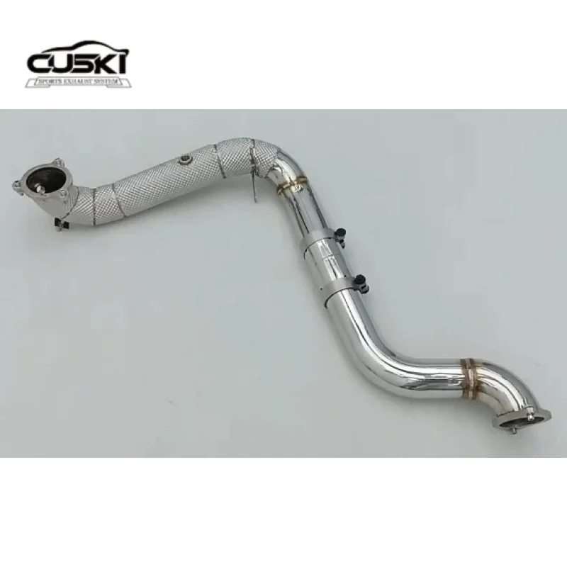 High Performance Exhaust Pipes branch downpipe For Mercedes-Benz A35 AMG W177 2.0T Stainless Steel car Exhaust Modification