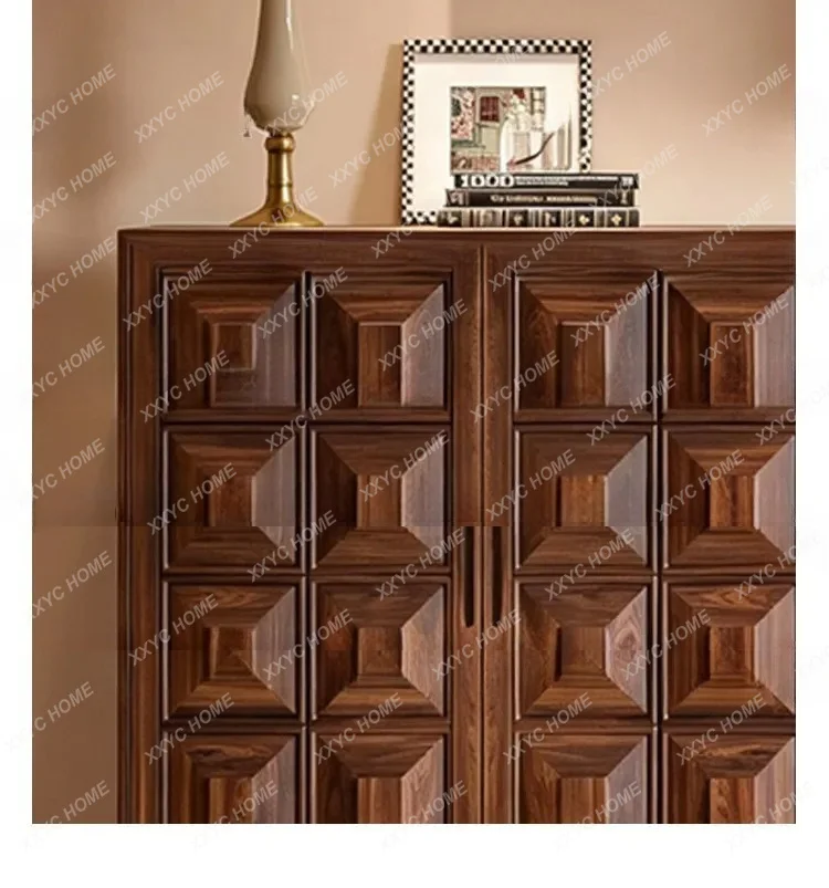 XXFactory Direct retro old chest cabinet antique living room locker can be customized/