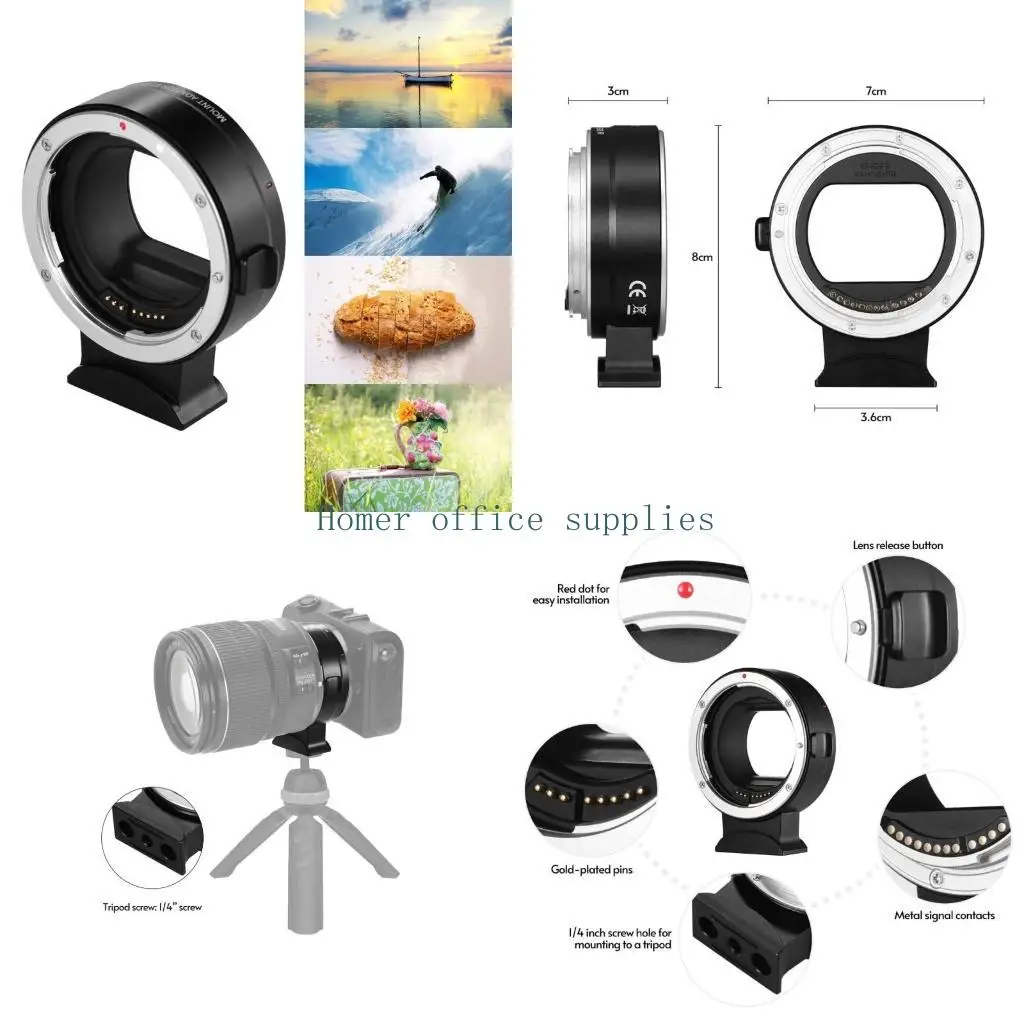 

K43B Замена переходного кольца камеры для крепления объектива EF-EOSR на объектив EF EF-S на R RF