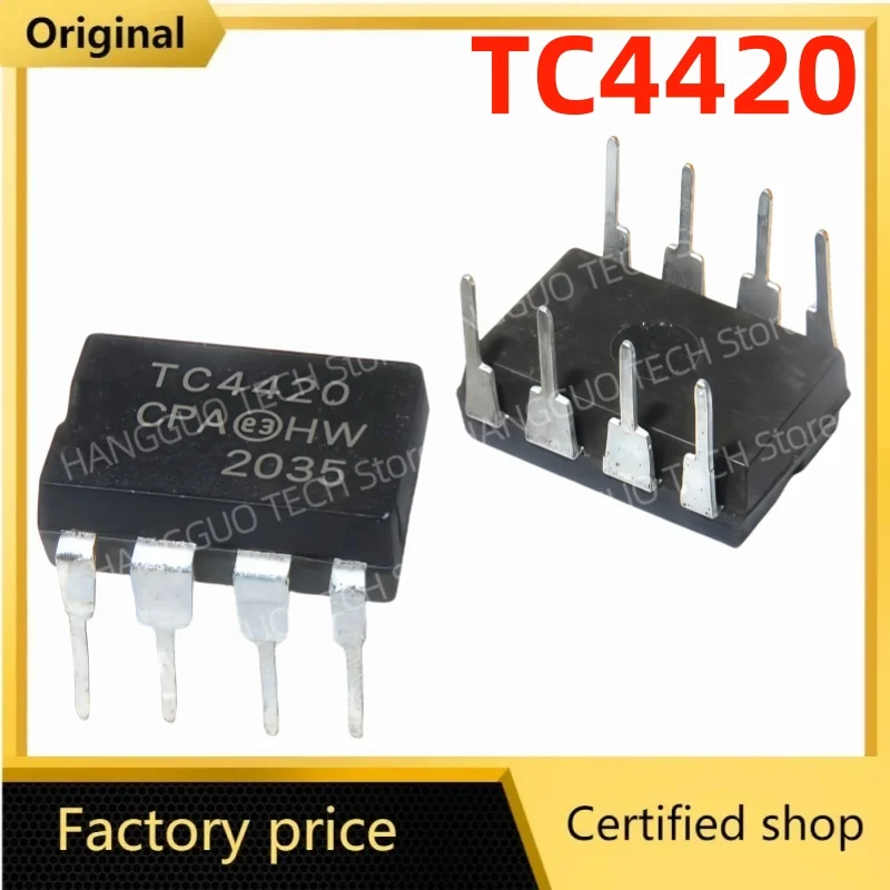 

50Pcs/Lot Original and brand new TC4420CPA TC4420 DIP-8 IC Chip Best Quality