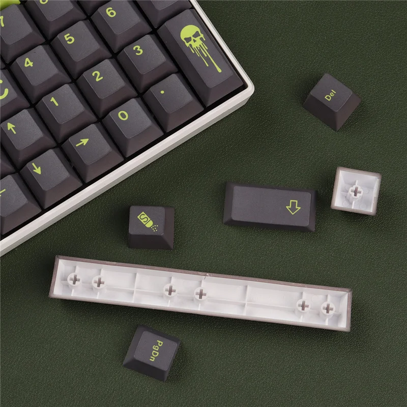 GMK Toxic Cherry Profile Keycaps 23/129 Keys PBT Material DYE-SUB Keycap For MX Switch Mechanical Gaming Keyboard