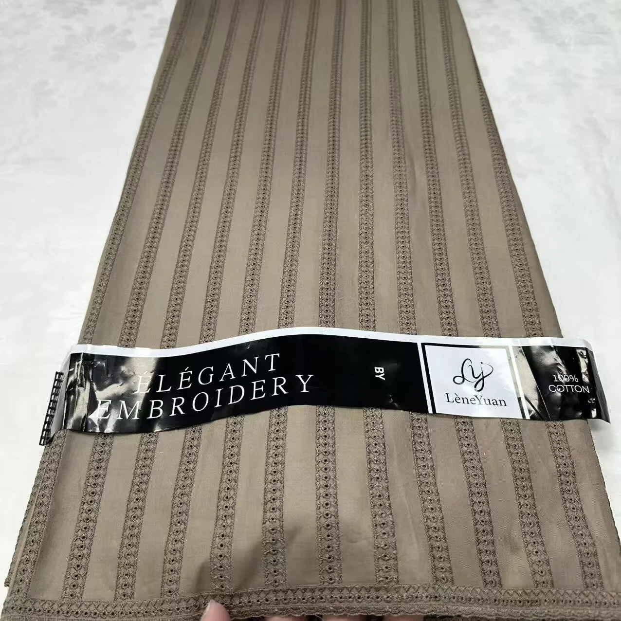 

Luxury Pure Color African Polish Lace Fabric 2026 High Quality Swiss Lace French 100% Cotton Lace Nigeria For DIY Men Dress Sew