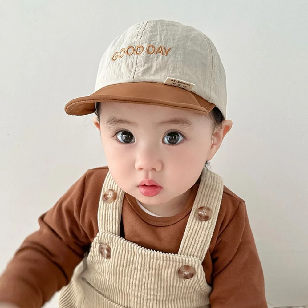 New Summer Letter Baseball Cap Soft Quick-drying Baby Peaked Hat Thin Breathable Children Visors Cap Boys Girls