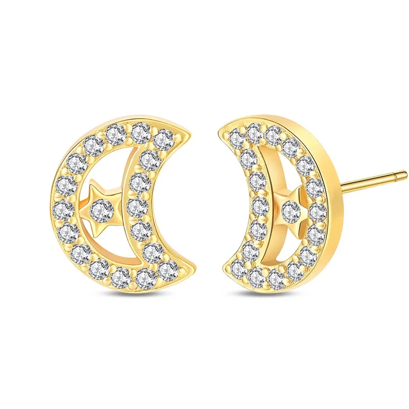 

Original 925 Sterling Silver Exquisite Hoop Earrings Sparkling CZ Zircon Earrings For Women Fine Birthday Jewelry Gifts