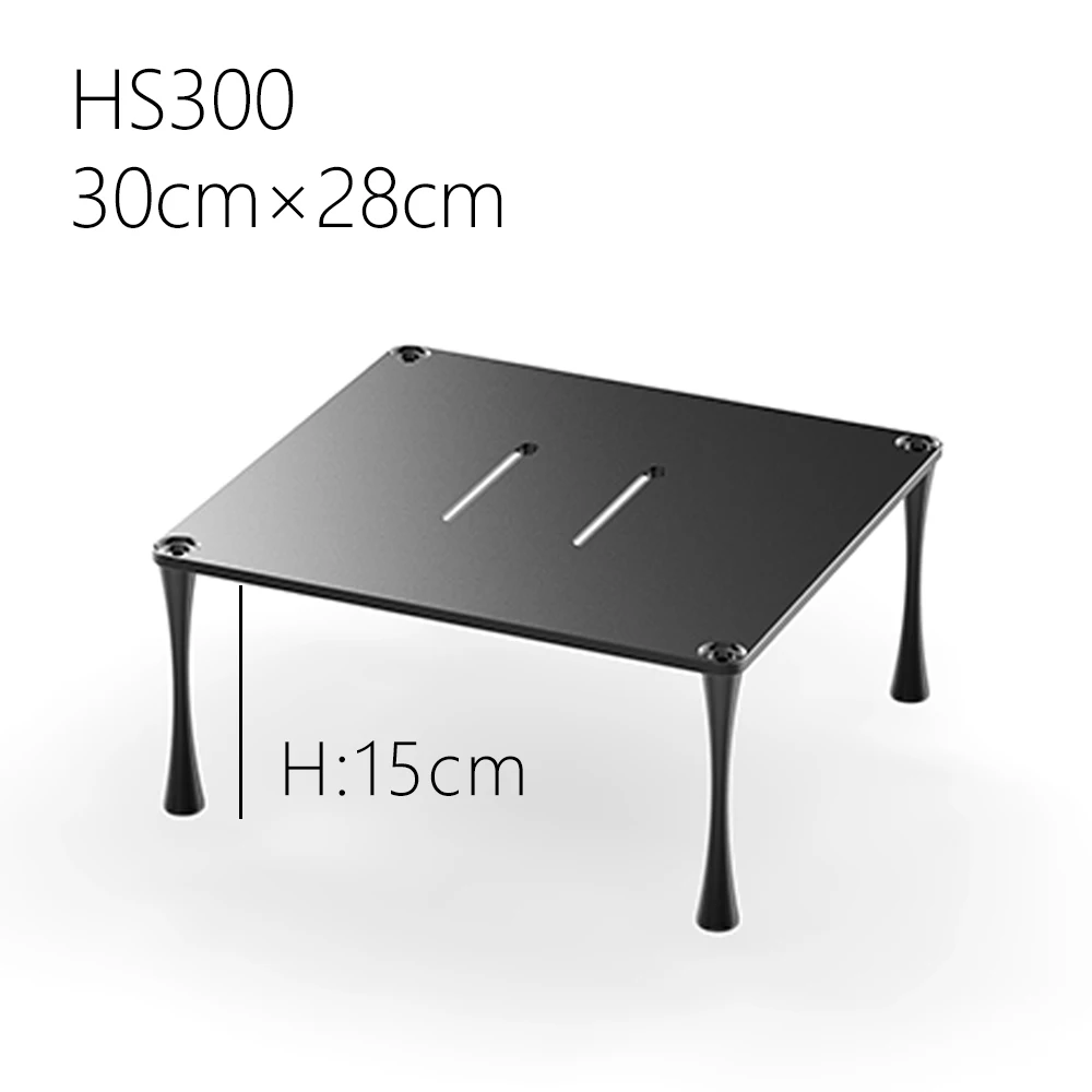 ESTE DDHIFI-Support de rangement pour ampli de bureau, en aluminium noir, HiFi T1, pour les transformateurs audio de table, HS300