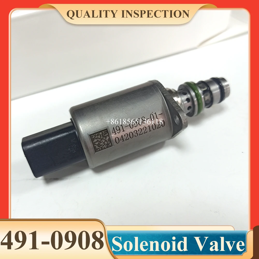 Solenoid Valve 491-0908 4910908 For Caterpillar E320GC E323GC E326GC E330GC E336GC E345GC