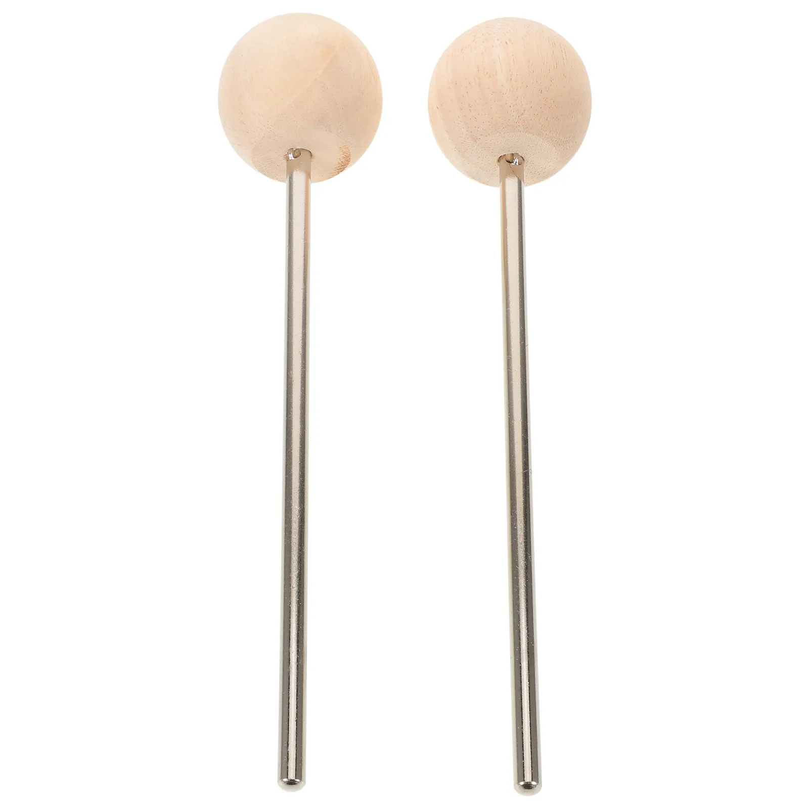 1Pair Solid Wood Vintage Drum Pedal Beater Hammer Head Bass Drum Replacement Percussion Instrument Accessory Foot Pedal Head
