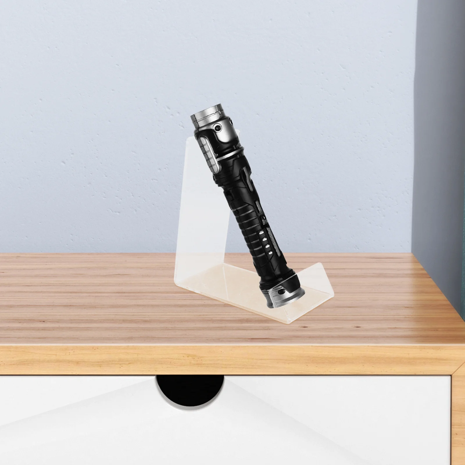 2 قطعة حامل سيف أكريليك عرض موقف منظم سطح المكتب مستقر المدمجة السيف رف عرض المنزل ملحق ديكور المنزل #1