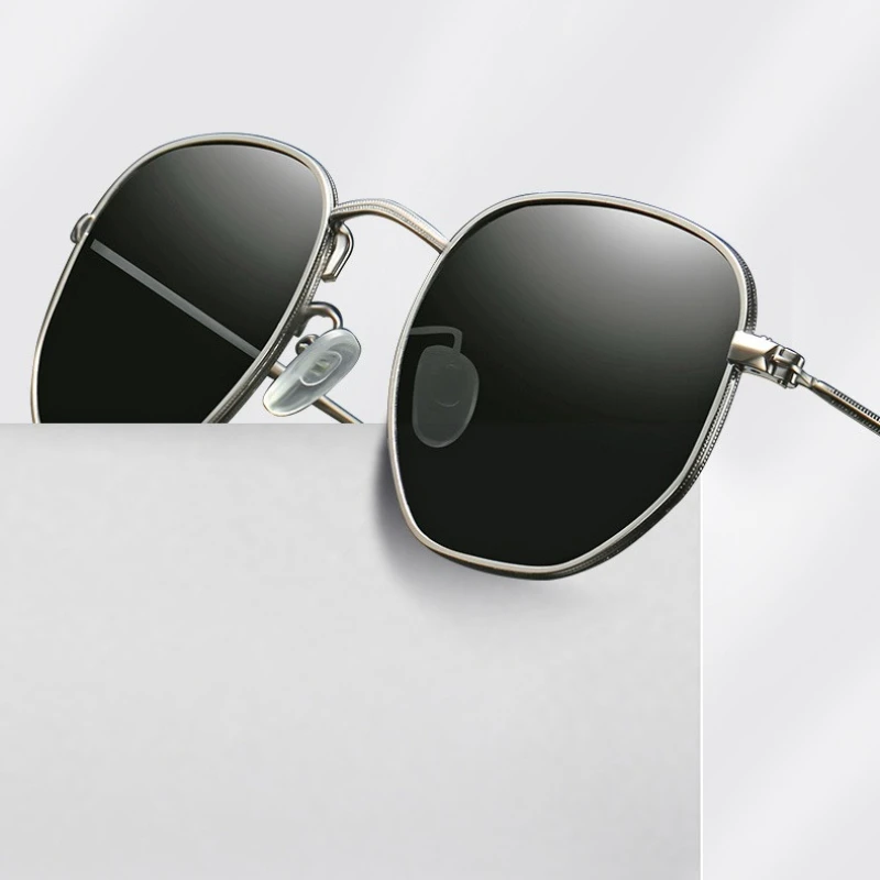 Fashionable Hexagonal Sunglasses Men's Retro Metal Frame Design Men's and Women's Luxury Sunglasses Gafas De Sol