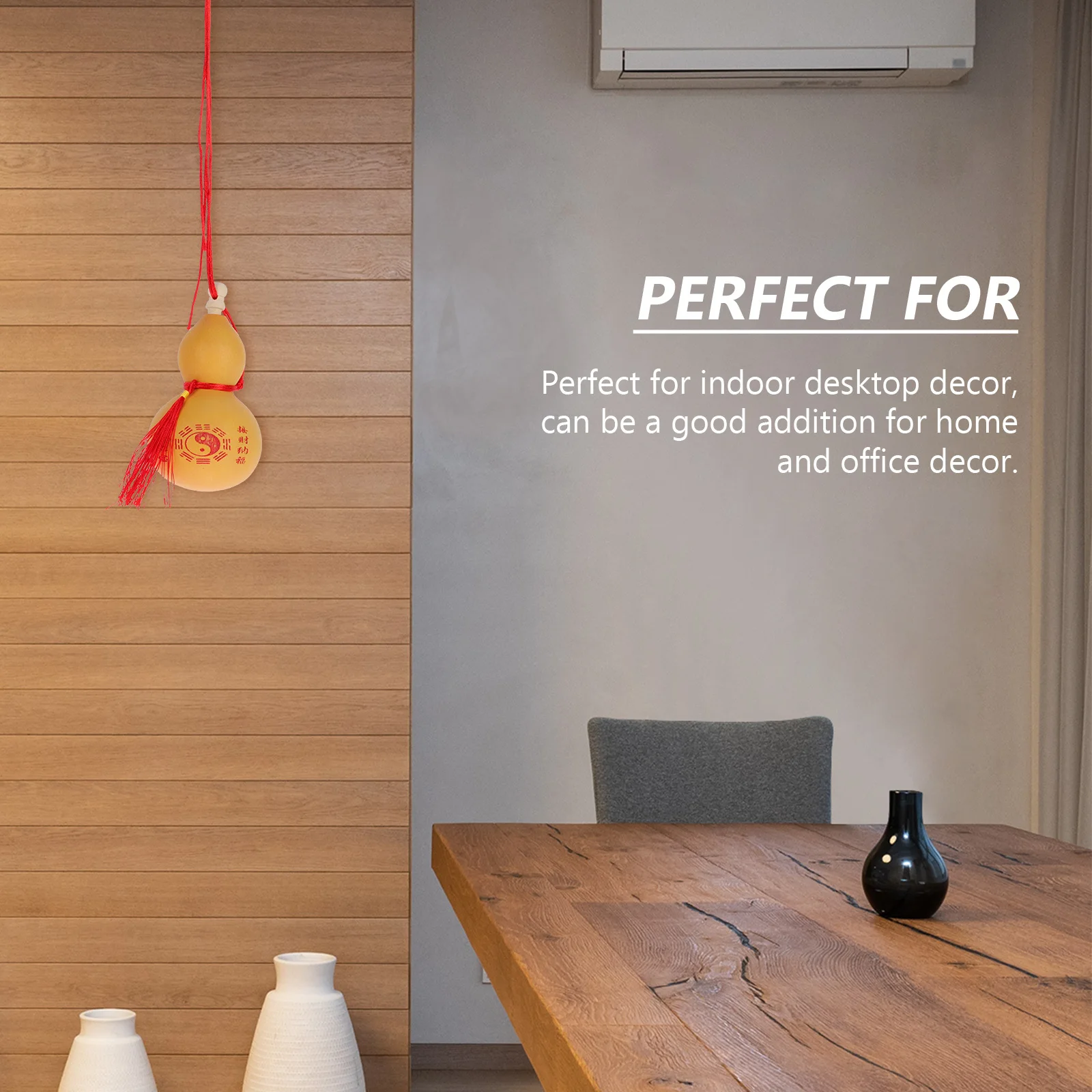 

2Pcs Premium Gourd Pendants Natural Ornaments for Desktop Decor Home Office Decoration Hanging Craft