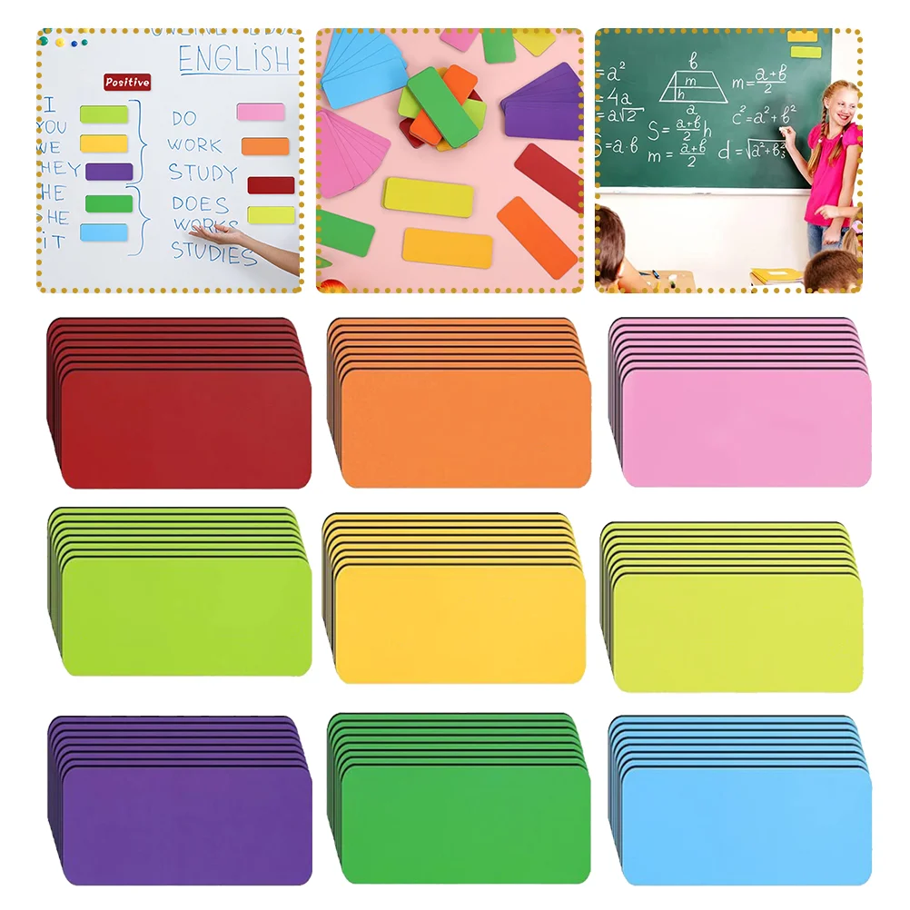 Magnetic Label Labels Tags for Refrigerator Multi-function Note Dry Erase Board School Accessories Whiteboard Stickers