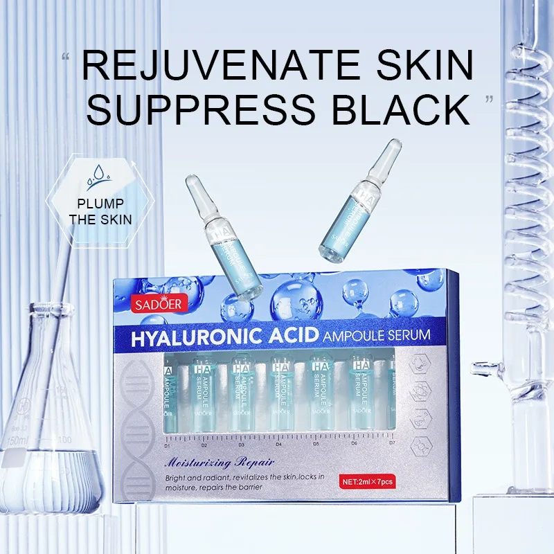 فيتامين C مصل تبييض الوجه البقع الداكنة إزالة النمش الهيالورونيك المسام تقليل مكافحة الشيخوخة التجاعيد إزالة جوهر Golder