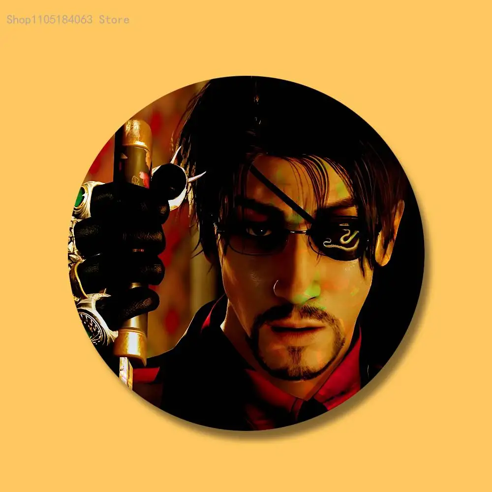 Goro Majima Game Y-Yakuza Badges 25 32 44 58 75 mm Round Cosplay Pin Bag Decor Fans Collect Friends Gifts Brooch Souvenir #5