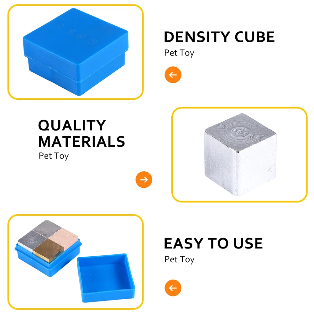 8 Pcs Material Density Equipment Cube for Heat Experiments Science Supply Specific Gravity Supplies