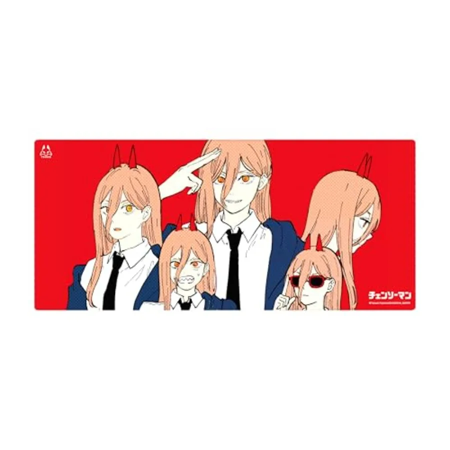 ARBITER x Chainsaw Man - XL Cloth Gaming Mousepad, 900x400mm, Flat Stitched Edge, Non-Slip Rubber Base, Officially Licensed