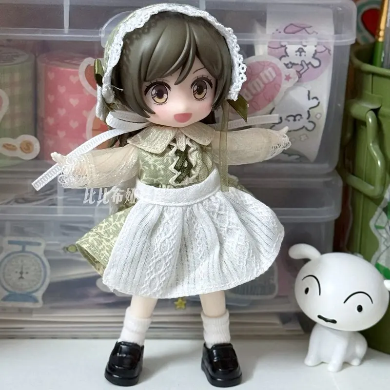 

Кукла BJD Kawaii Kamisama Hajimemashita Momozono Nanami Ob11 с цельным телом, полный комплект, 12 точек артикуляции, фигурка для девочек, игрушка для переодевания