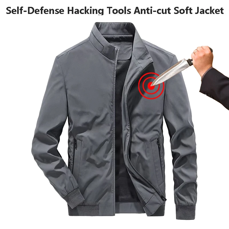 High Quality Concealed Stab Proof Jacket Lightweight Full Body Security Self Defense Protection Police Tactical Armour Clothing