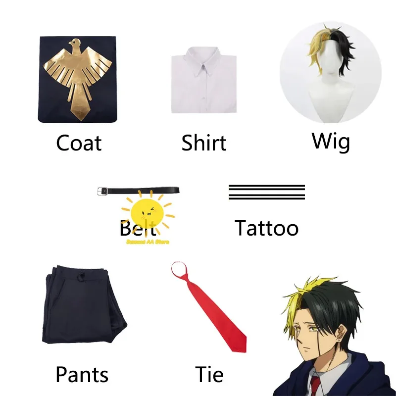 ليلي 123 أنيمي ماشل السحر والعضلات تأثيري راين ايمز الزي المدرسي شعر مستعار أزياء الهالوين Adu