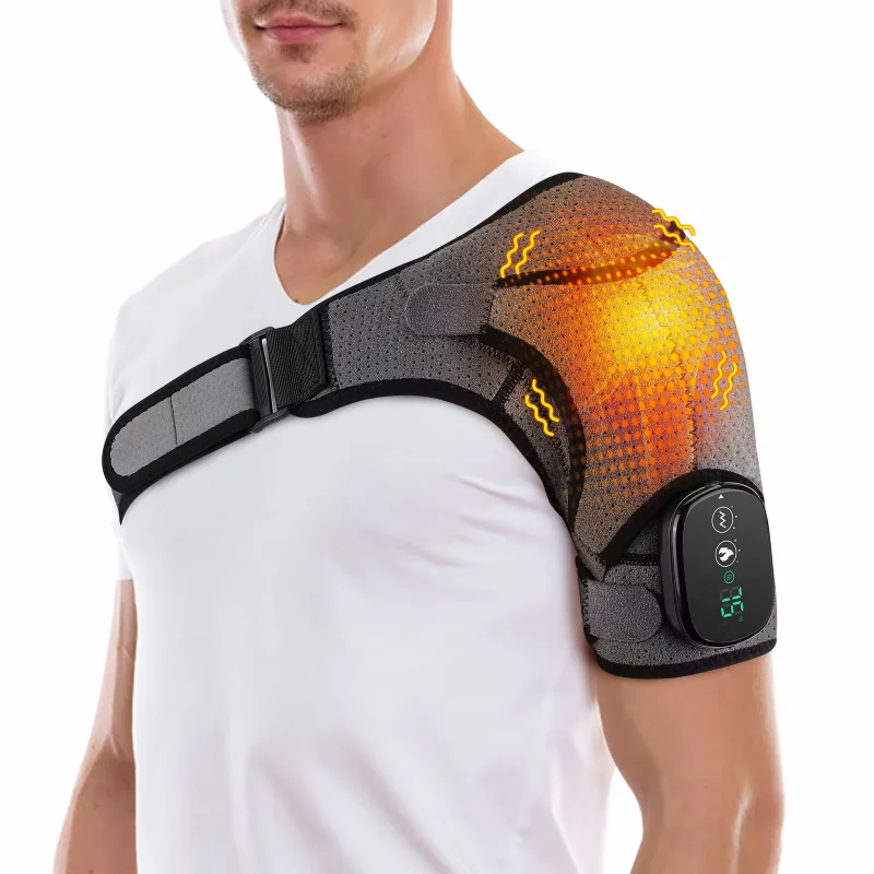 

HY1 Hot Pain Relief Shoulder Massager Electric Neck and Shoulder Massager Pulse Cervical Spine